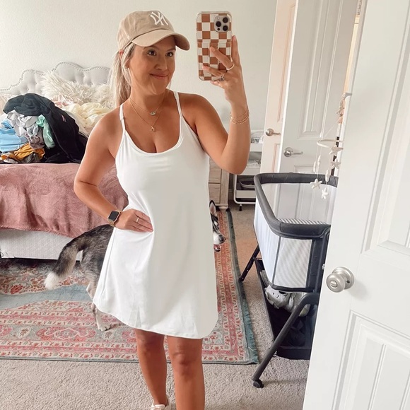 VUORI One Shot White Tennis Dress S - Picture 2 of 6